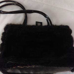 Black Fur purse